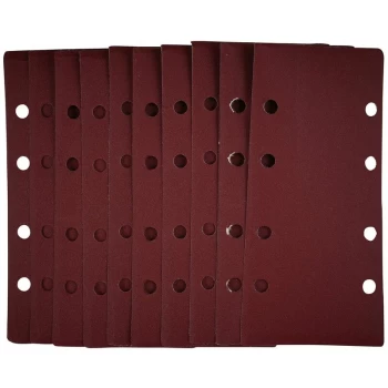 Image of 1/3 Sanding Sheets with Hook and Loop, 93 x 190mm, 240 Grit (Pack of 10) [54873] - Draper