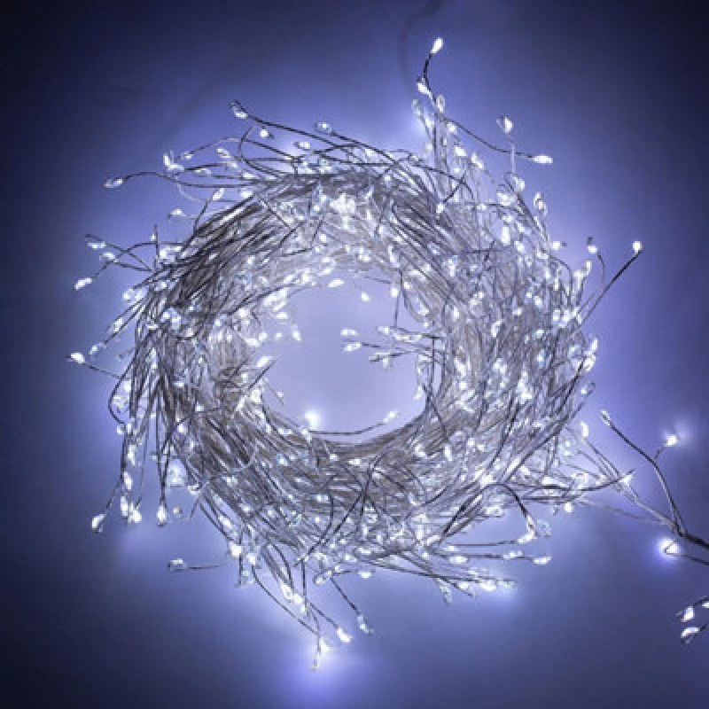 Image of Christmas Workshop 3m 480 Micro LED Silver Cluster String Light - White 71739