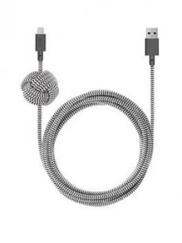 Image of Native Union Nu Night Cable USB A To USB C -- Zebra