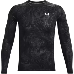 Image of Under Armour Heatgear LS Top Mens - Black