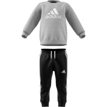 Image of adidas Crew Set Infant - Grey/Blk/Wht