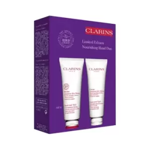 Image of Clarins The Queens Platinum Jubilee 2022 Nourishing Hand Duo - Clear