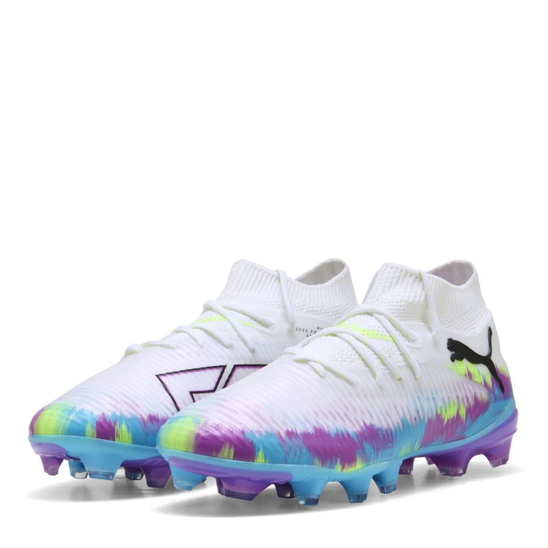 Image of Puma King Pro Light Up Womens Artificial Ground Football Boots White/Multi female 3 (35.5)