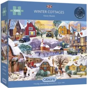 Image of Winter Cottages Jigsaw Puzzle - 1000 Pieces