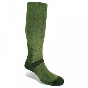 Image of Bridgedale EXPLORER Heavyweight Merino Performance Knee Unisex - Medium Olive Green
