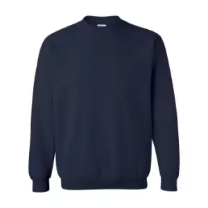 Image of Gildan Childrens Unisex Heavy Blend Crewneck Sweatshirt (L) (Navy)