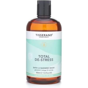 Image of Tisserand Aromatherapy Total De-Stress Bath & Shower Wash 400ml