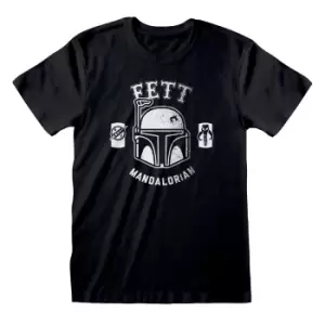 Image of Star Wars Unisex Adult Jango Fett T-Shirt (L) (Black)