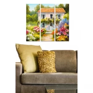 Image of MDF535344856 Multicolor Decorative MDF Painting (3 Pieces)