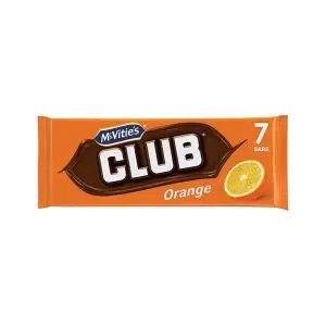 Image of McVities Club Orange Biscuit Bars Pack of 7 37434 UN21042
