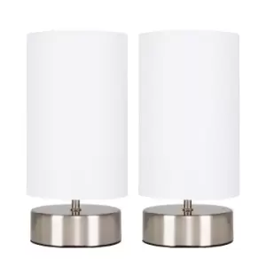 Image of Francis Pair of Silver Table Lamp