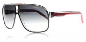 Image of Carrera Grand Prix 2 Sunglasses Black / White / Red T4O 65mm