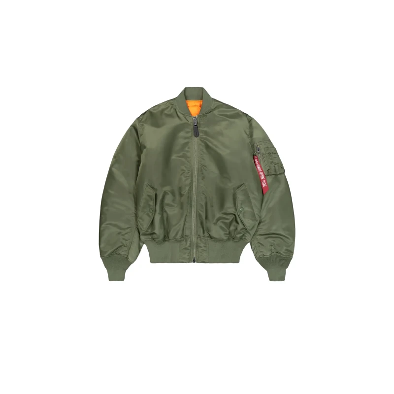 Image of alpha industries Bomber Alpha Industries MA-1 Vert Male 2XL 100101-01