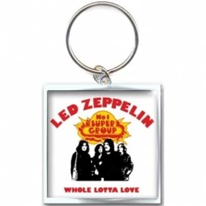 Image of Led Zeppelin Whole Lotta Love Metal Keychain