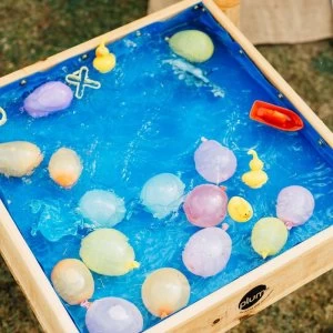 Image of Plum Build and Splash Wooden Sand and Water Table