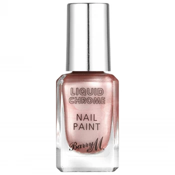 Image of Barry M Liquid Chrome Nail Paint Razzle Dazzle Pink