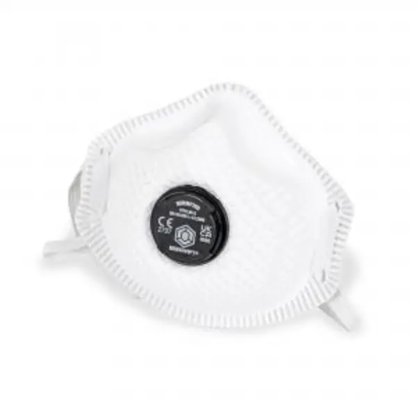 Image of Beeswift P3 Vented Mesh Cup Mask White Box of 5 BBMMP3VDN BESWBBMMP3VDN