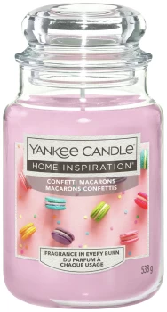 Image of Yankee Candle Large Jar Candle - Confetti Macarons