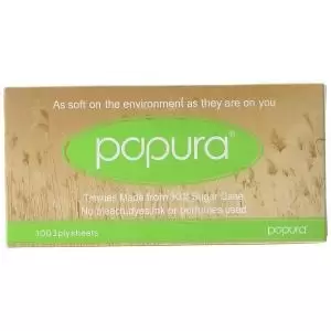 Image of Papura Facial Tissues Box 3 Ply 100 Sheets White Ref 1514 138457