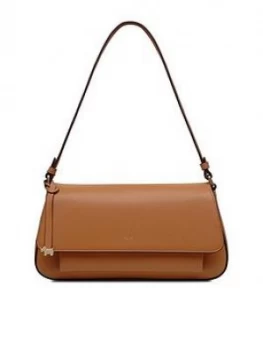 Image of Radley Vale Close Medium Flapover Shoulder Bag - Dark Butter
