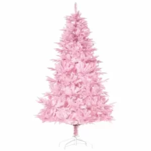 Image of Pink Pop-up Artificial Christmas Tree 180cm, Pink
