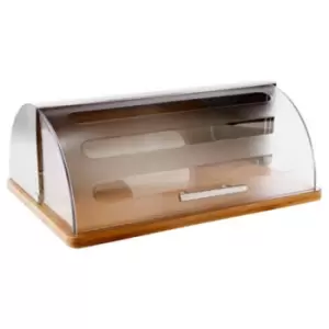 Image of Bamboo Steel Bread Bin Natural