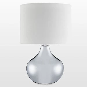 Image of Searchlight Lighting Collection Sania Table Lamp - Chrome