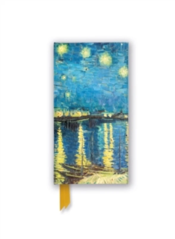 Image of Vincent van Gogh: Starry Night over the Rhone (Foiled Slimline Journal) Notebook / blank book