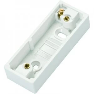 Image of Wickes 1 Gang Architrave Pattress Box - White