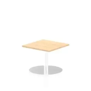 Image of Italia Poseur Table Square 600600 Top 475 High Maple
