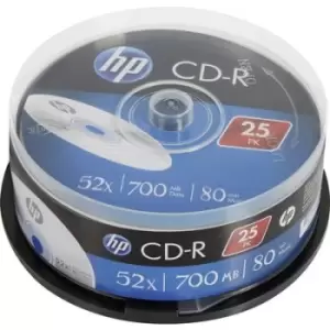 Image of HP CRE00015 Blank CD-R 700 MB 25 pc(s) Spindle