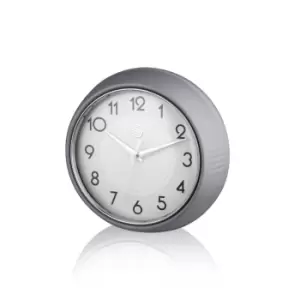 Image of Swan Retro Clock - Grey
