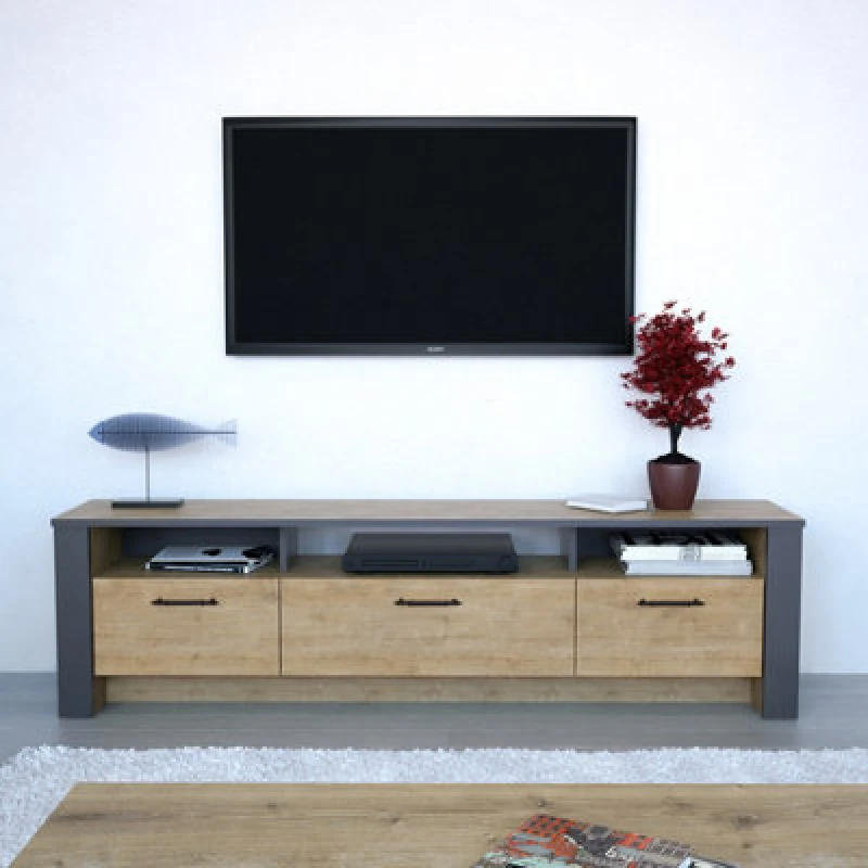 Image of Decorotika Manhattan TV Stand For Tvs Up To 78"