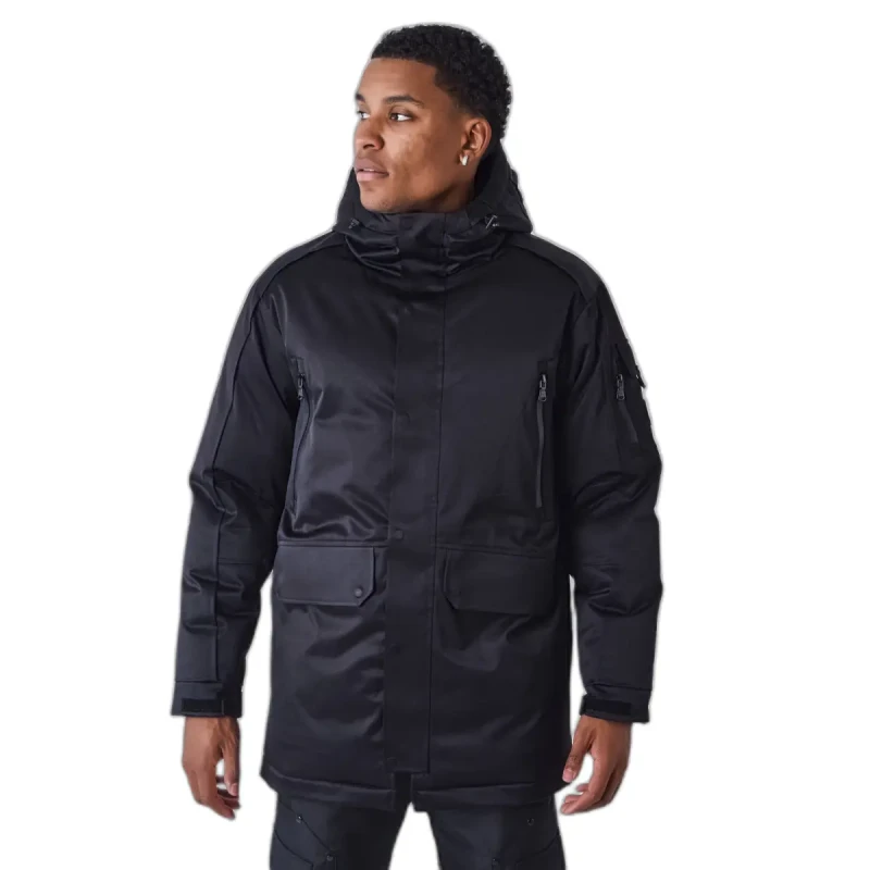 Image of Project X Paris Project X Paris' Multi-Pocket Long Puffer Noir Male S