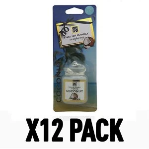 Image of Coconut (Pack Of 6) English Candle Car Jar