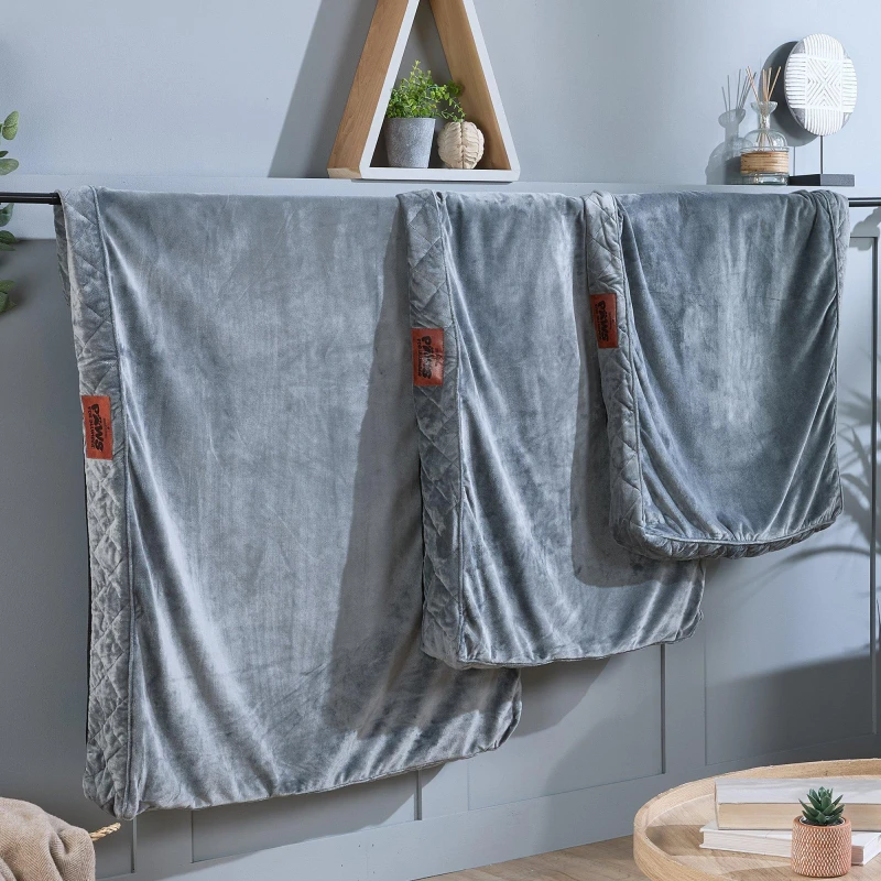 Image of Slumberdown Paws for Slumber Extra Large Pet Bed Spare Cover Grey