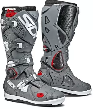 Image of Sidi Crossfire 2 SRS Motocross Boots Black Grey
