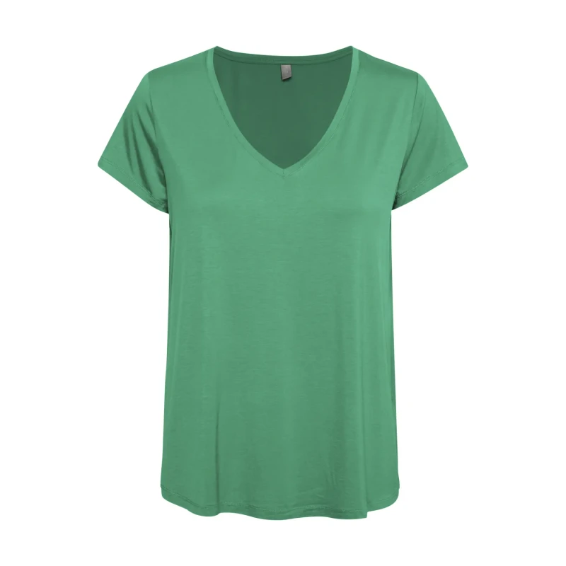 Image of culture Womens v-neck T-Shirt CULTURE Poppy Vert Female L