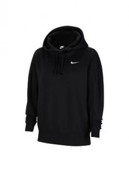 Image of Nike Essential Trend Pullover Hoodie (Curve) - Black