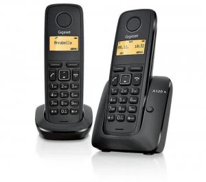 Image of Gigaset A120 Cordless Phone Twin Handsets