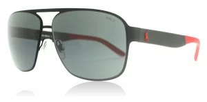 Image of Polo Ralph Lauren PH3105 Sunglasses Rubber Black 931987 62mm