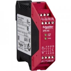 Image of Safety relay XPSAC5121 Schneider Electric Operating voltage: 24 V DC, 24 V AC 3 change-overs (W x H x D) 22.5 x 99 x 114mm