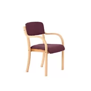 Image of Dynamic Visitor Chair Madrid Seat Tansy Purple Without Arms Fabric