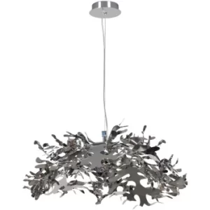 Image of Coral Ribbon Pendant Ceiling Light Stainless Steel