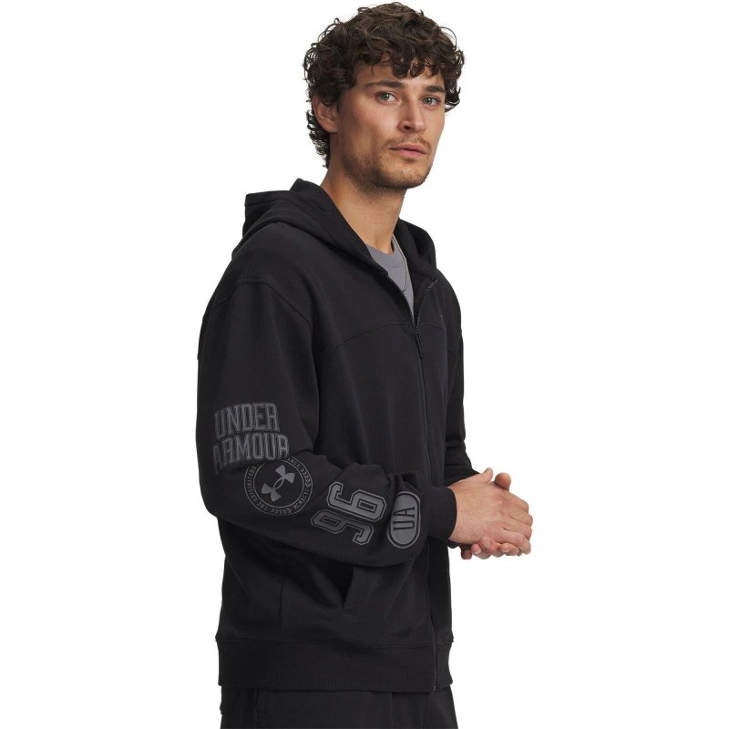 Image of Under Armour UA Rival Graphic FZ Black male S