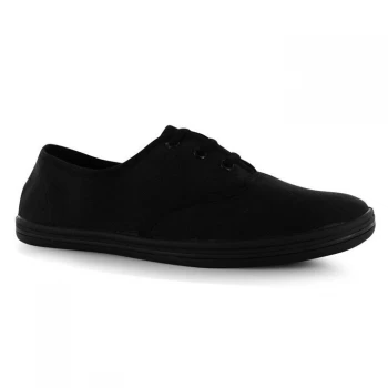 Image of Slazenger Canvas Childs Pumps - Black