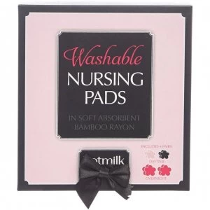 Image of Hot Milk Bamboo washable 8 pack flower nursing pads - Multi-Coloured