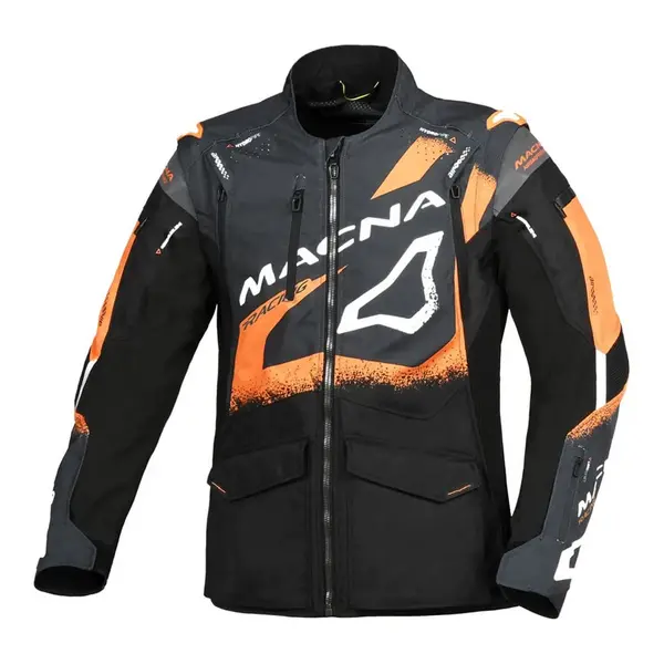 Image of Macna Landmark MX Jacket Gray Orange Size M