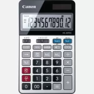 Image of Canon HS-20TSC calculator Desktop Financial Black, Silver