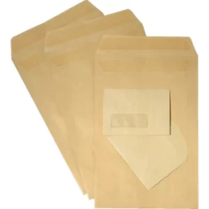 Image of Q Connect Pocket C4 Manilla Pln S/S 80G (Pack-25)